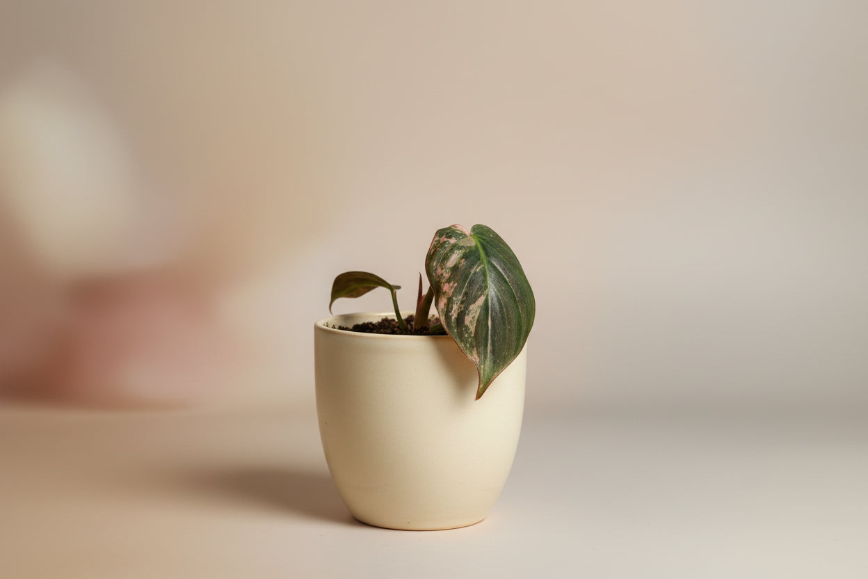 Philodendron Micans Pink Variegata